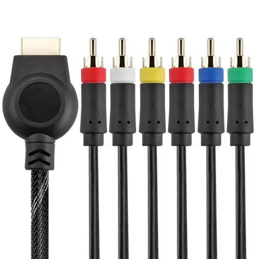 1.8m AV Multi Out Component RCA Audio Video Cable for Sony PlayStation PS2/PS3 HD Gaming Console Connection Cord