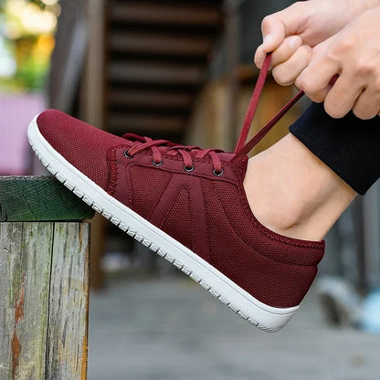 Men's Wide Fit Barefoot Sneakers – Minimalist Zero Drop Cross Trainers with Wide Toe Box for Relaxed, Natural Movement