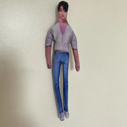 K-Pop Demon Hunters Saja Boys Plush Doll – Anime Cosplay Stuffed Figure Party Prop