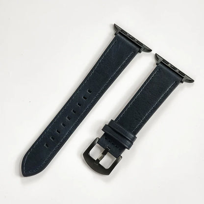 Leather Strap for Apple Watch – High-Quality Replacement Band for All Series 38-49mm