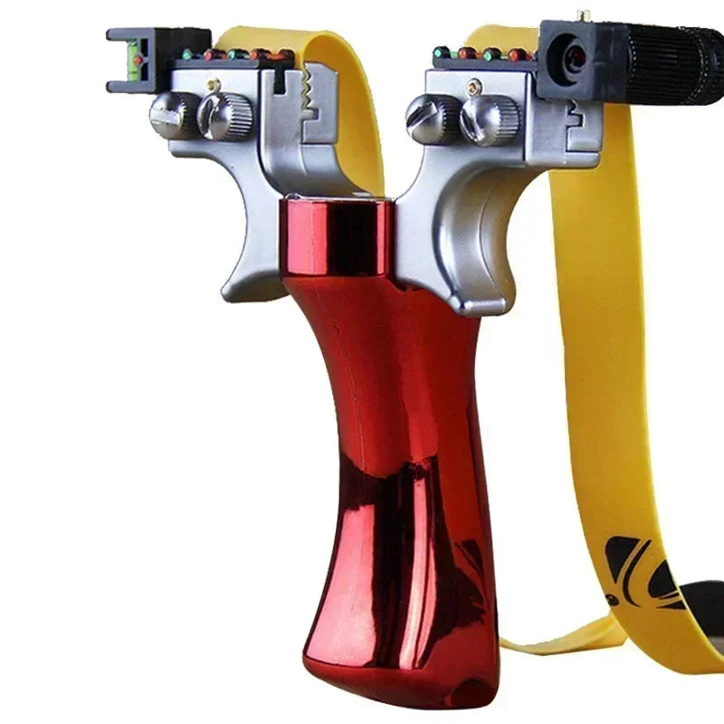 Laser Pointing Slingshot – 10 Style High Precision Aiming Catapult for Outdoor Hunting & Target Shooting Accessories