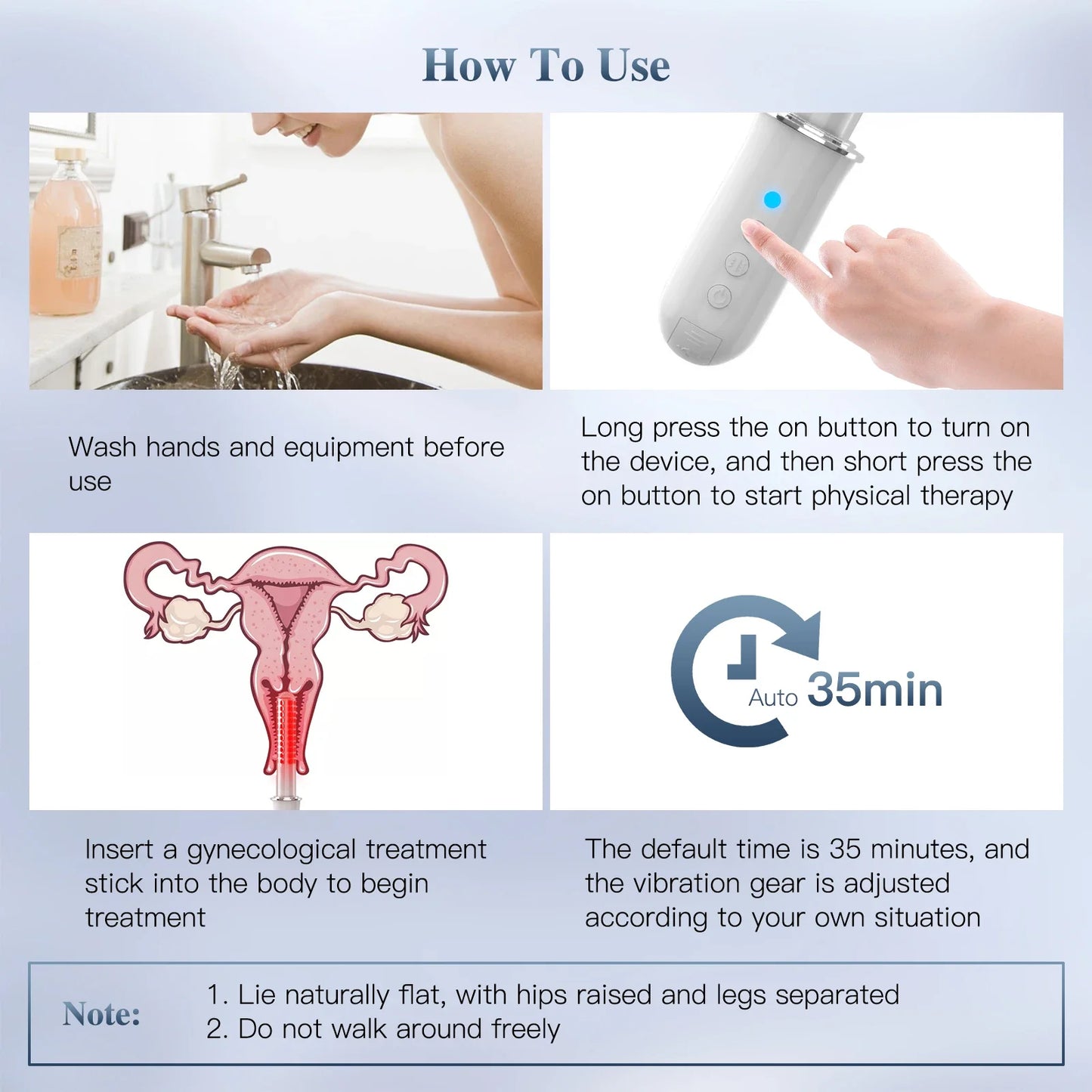 KTS Wireless Vaginal Vibrator Massager with Red Light Therapy for Vaginitis & Vaginal Tightening