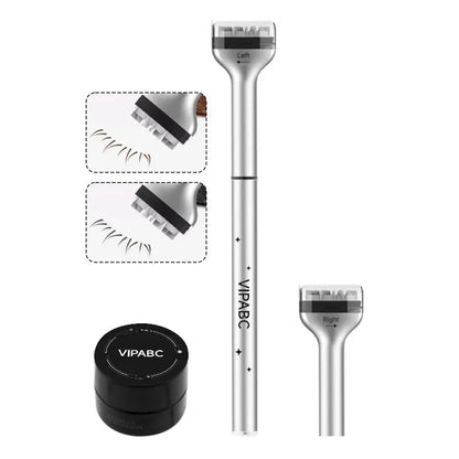 Eyelash Seal DIY Lower Lash Extension Stamps - Silicone Makeup Tool for Beginners, Convenient Natural Simulation Mascara Stick