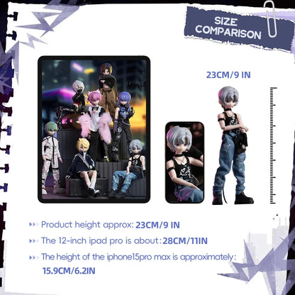 Zack Event Series 1/8 BJD Movable Joint Doll – Blind Box Anime Figure, Cute Surprise Toy Gift for Boys