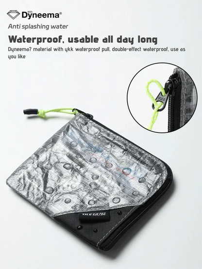 OCE GEAR Lightweight Waterproof Wallet — Ultra-Light Durable Coin Purse & Card Holder, Small Zipper Pouch for Outdoor, Camping & Travel