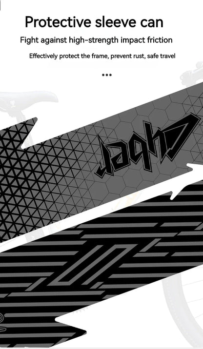 ENLEE Bicycle Frame Protection Sticker – Removable Anti-Scratch Tape for MTB Down Tube, Cycling Accessories