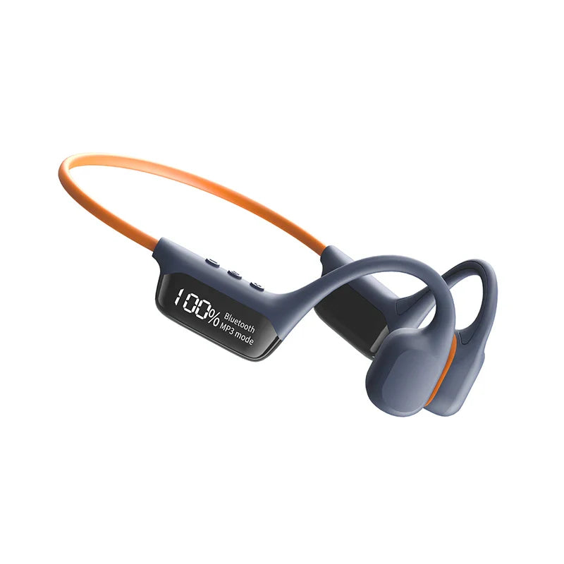 Bone Conduction Bluetooth 5.4 Headphones – Wireless IPX8 Waterproof Earphones for Swimming & Sports with MP3 Player, 32GB Storage