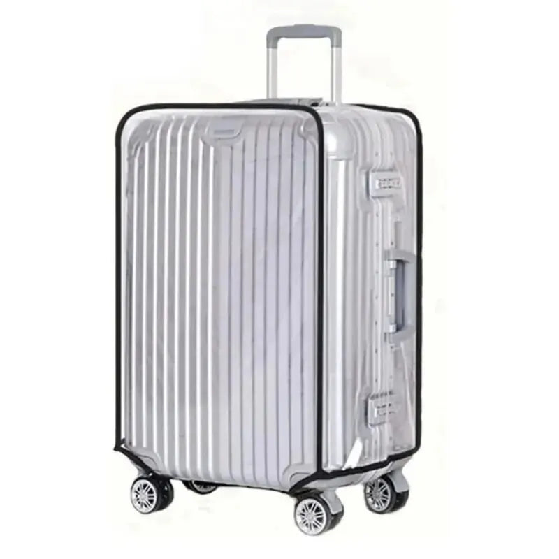 Full Transparent Luggage Cover – Waterproof, Dustproof, Durable PVC Suitcase Protector for Travel