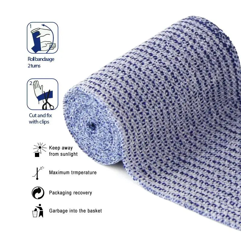 Self-Adhesive Ice Bandage: Instant Cooling Tape for Muscle Recovery - Compression Tape for Athletes and Adults