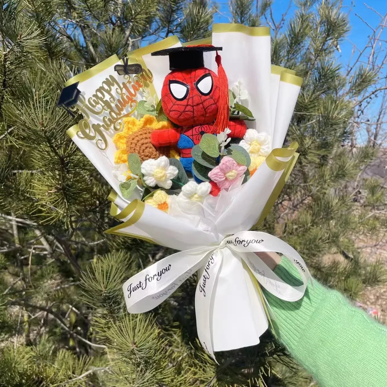 Anime Series Plush Toy Bouquet — Children’s Day, Birthday, Valentine’s & Graduation Gifts