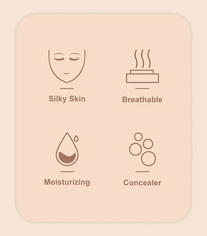 Mushroom Head Air Cushion CC Cream – Natural Moisturizing Foundation, Whitening Concealer & Oil-Control BB Makeup