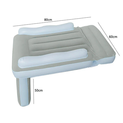 Inflatable Baby Airplane Mattress - Travel Bed for Sleep on High-Speed Railway, Air Cushion for Car Camping Interior Accessory