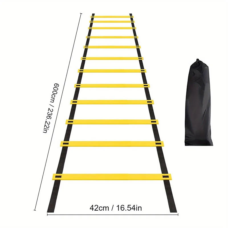 Agility Training Ladder - Nylon Speed & Flexibility Training Equipment for Football, Sports & Fitness