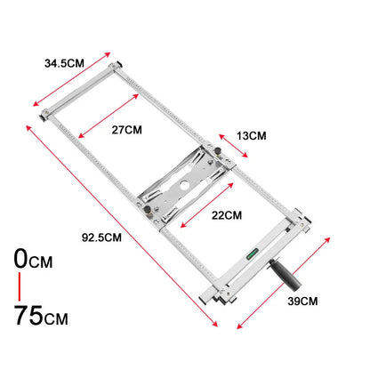Electric Circular Saw Edge Guide - 4/5/7 Inch Cutting Board Bracket for Router Milling & Groove Tool