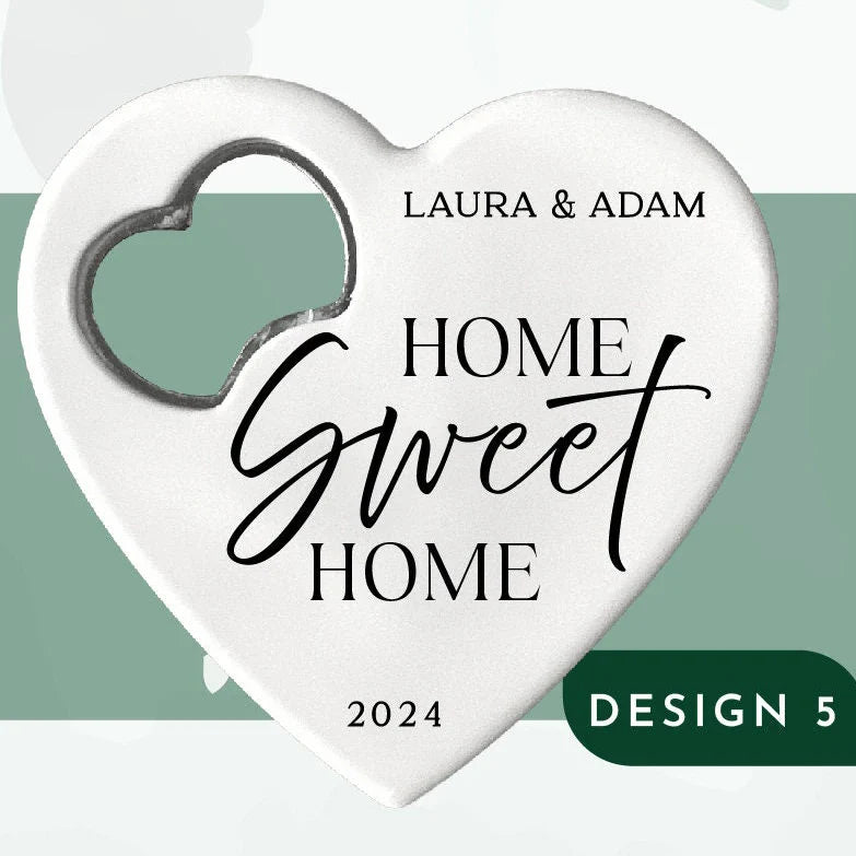 Custom Heart-Shaped Magnet Bottle Opener – 10-30pcs Engraved Bridal Shower & Wedding Party Favors in Bulk