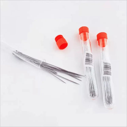 25Pcs Large Eye Stitching Sewing Needles Set – Stainless Steel Hand Sewing Tools for Leather, Yarn, Knitting & DIY Crafting Projects