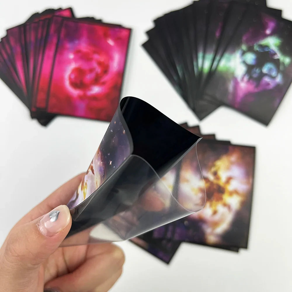 60PCS 66x91mm Matte Board Game Card Sleeves – TCG Trading Card Covers for MTG, YGO & Card Games