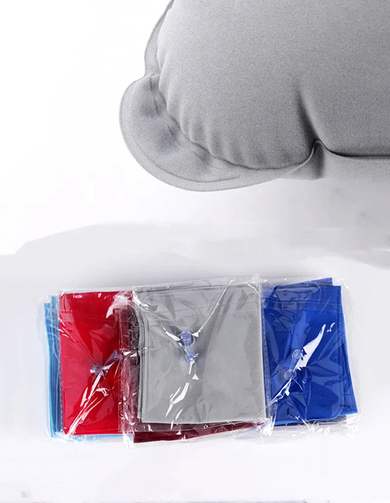 Inflatable Air Pillow Bed – PVC Nylon Camping & Travel Pillow for Neck and Back Support