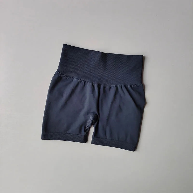 Peach Hip Lifting Sports Shorts — Women's High-Waist Slimming Running & Workout Three-Point Tight Pants