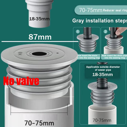 Silicone Bathroom & Kitchen Sink Seal Ring – Anti-Odor, Leak-Proof Floor Drain & Washing Machine Pipe Connector