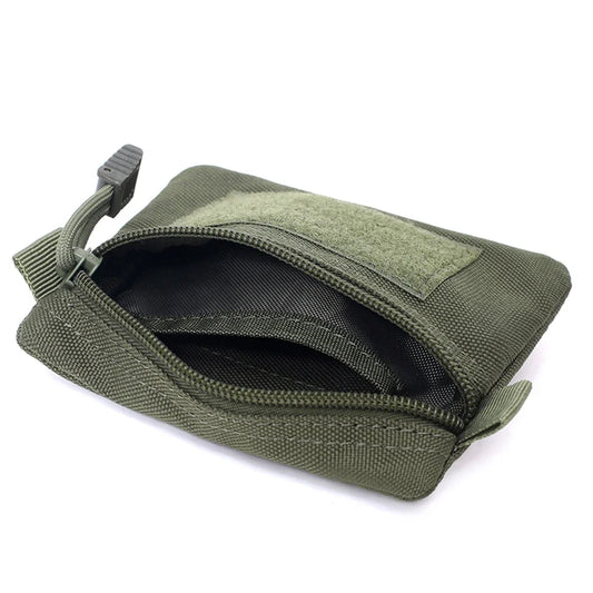 Outdoor Waterproof EDC Molle Wallet — Portable Travel Zipper Waist Pouch for Camping, Hiking & Hunting