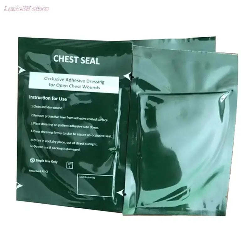 North American Rescue Hyfin Vented Chest Seal — Medical Emergency First Aid Outdoor Trauma Seal, Free Shipping