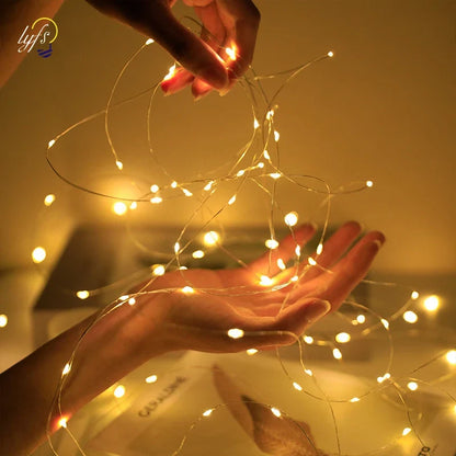 Battery Fairy String Lights - Decorative Garland for Home, Bedroom, Garden, Christmas & Wedding Decor