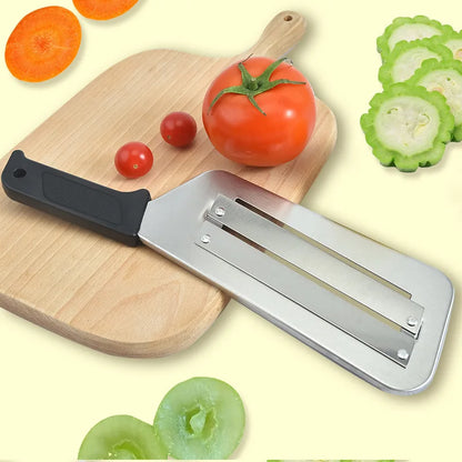 Cabbage Hand Slicer: Manual Vegetable Cutter for Homemade Coleslaw & Sauerkraut - Kitchen Tool for Easy Slicing