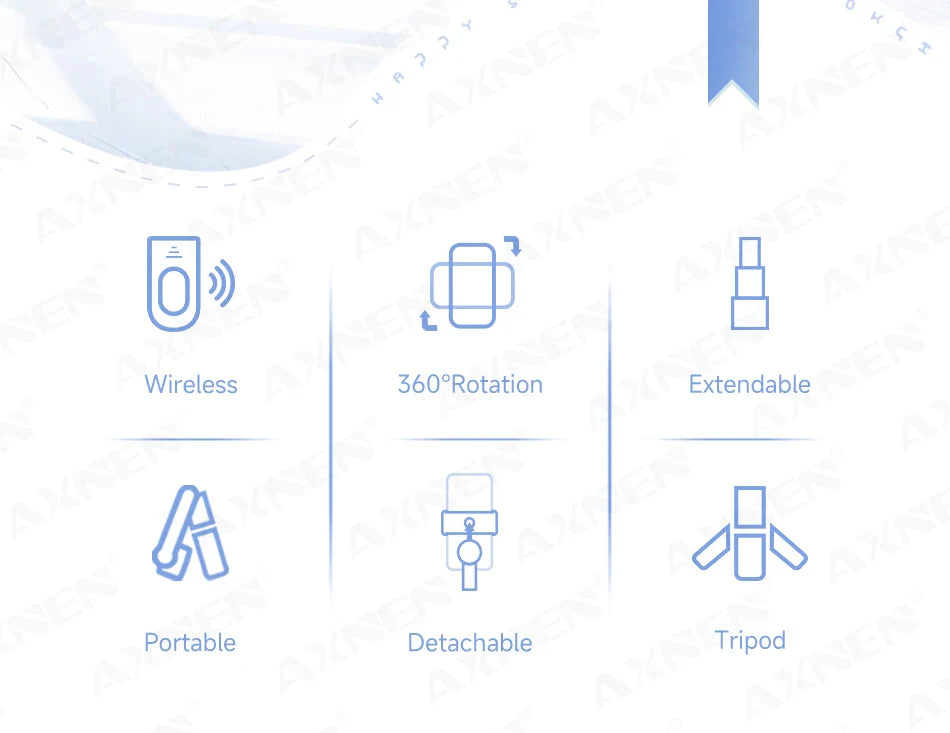 Bluetooth Selfie Stick Tripod with Wireless Remote and Phone Holder – Adjustable Desktop Stand for iPhone & Android, Optional Fill Light