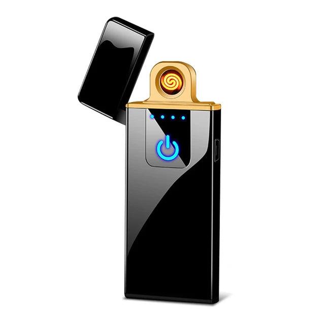 USB Rechargeable Windproof Arc Lighter – Electric Plasma Ignition Tool for Gas Stoves, Candles, BBQ & Outdoor Camping Use