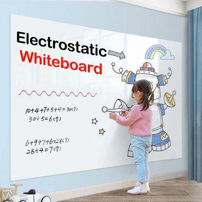 45CM Reusable Whiteboard – Static Adhesive Dry-Erase Board, Easy to Apply & Remove Without Wall Damage