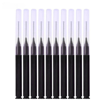 20Pcs Mini Eyebrow Brush - Disposable Brow Lifting Brushes, Bendable Micro Eyelash Applicators, Makeup Tools
