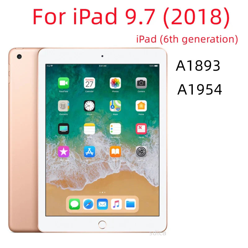 Tempered Glass Screen Protector for iPad 9.7" 2017 5th Gen & 2018 6th Gen – HD Scratch-Resistant Protective Film