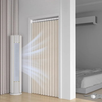 Pleated Accordion Folding Door Curtain – Privacy Panel for Bedroom, Wardrobe, Shoe Rack & Room Partition