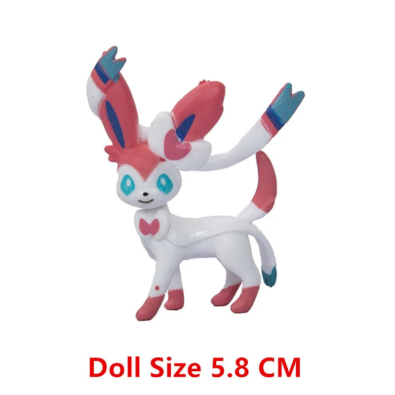 Pokemon Anime Figures – Pikachu, Eevee, Gengar & More Cartoon Action Model Toys for Kids, Bulk Purchase