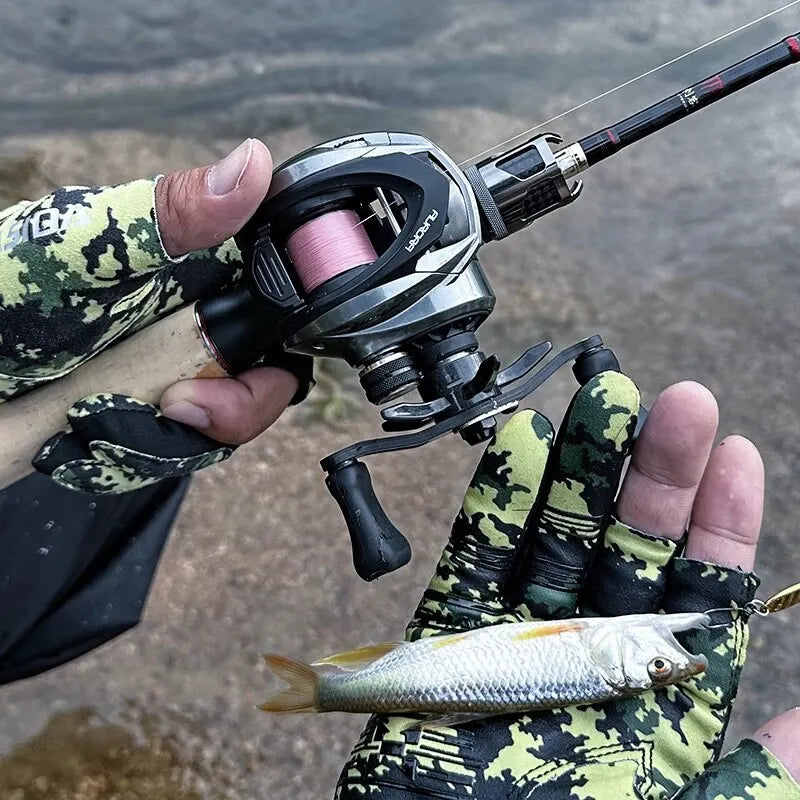 Histar Aurora AIR BFS Baitcasting Reel – Light Lure AT7 Aluminum Spool, 115G UL, 3D Dynamic Magnetic Braking System