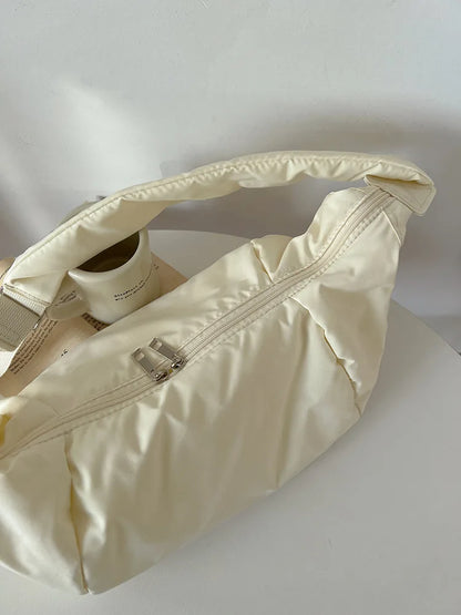 Fashion Women's Large Capacity Crossbody Shoulder Bag – Casual, Simple & Versatile Down Cotton Design