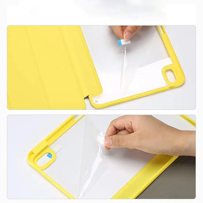 iPad 10th & 11th Gen Case 2022 – Hybrid Slim Tri-Fold Stand Cover with Pencil Holder, Protective Tablet Case