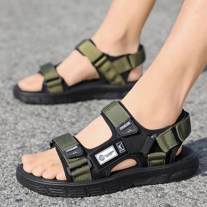 Men’s Summer Casual Sport Sandals – Fashionable Wear-Resistant Beach Shoes | Trendy Breathable Outdoor Comfortable Walking Sandals
