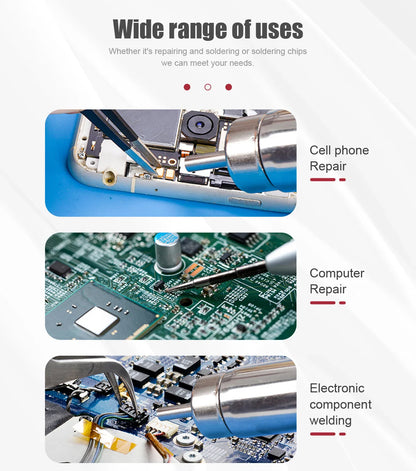 JCD Micro Hot Air Gun 8208 – 750W Soldering & Welding Rework Station, LCD Display All-in-One Heat Gun for BGA & IC Soldering