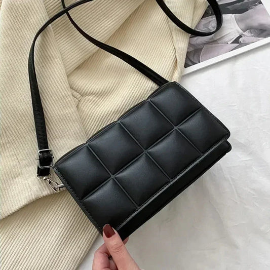 Fashion Brand Designer Women’s Shoulder Bag – Small PU Leather Crossbody, Classic Handle Handbag