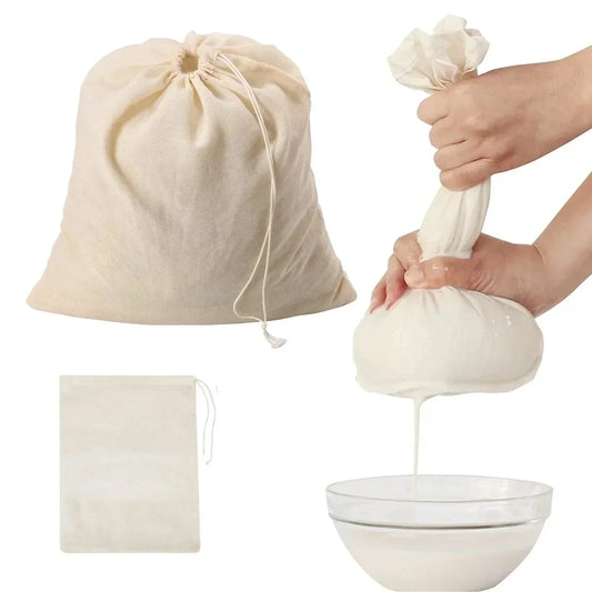 Cotton Gauze Kitchen Cloth – Multi-Purpose Filter for Tofu, Cheese, Butter, Milk & Coffee, Home & Dining Tool