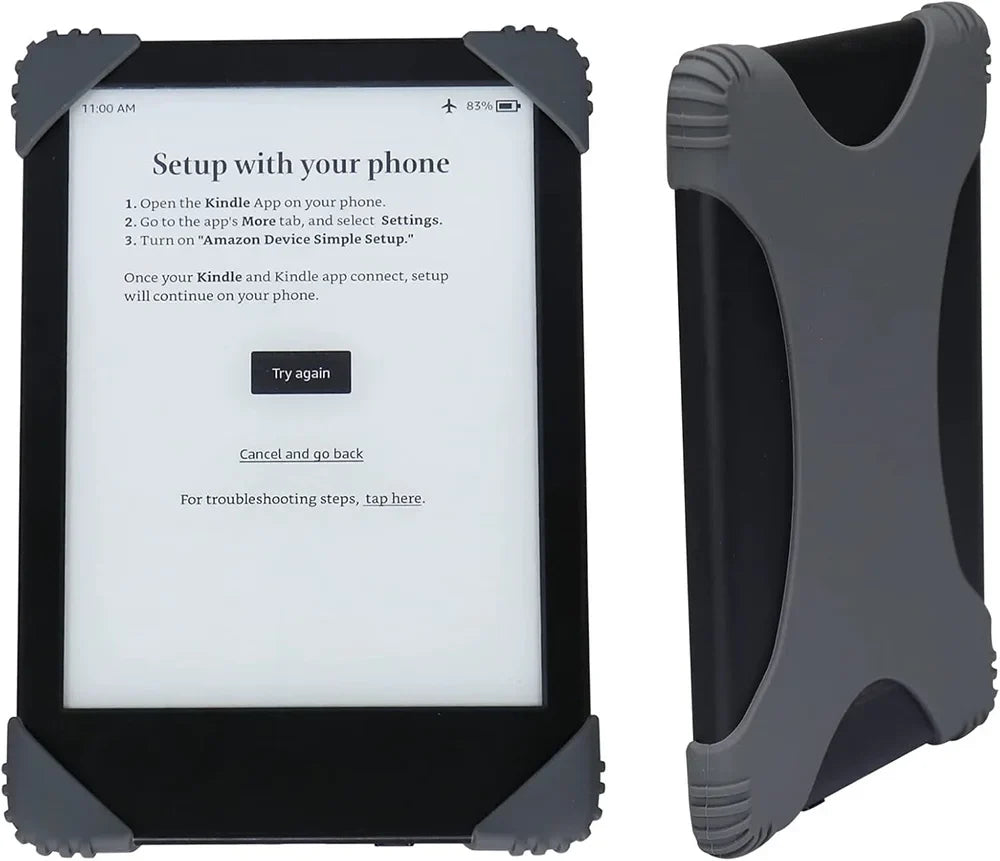 Kindle Security Hand Strap - Silicone Finger Grip Holder for 6–7 Inch Kindle E-Readers & Paperwhite Models