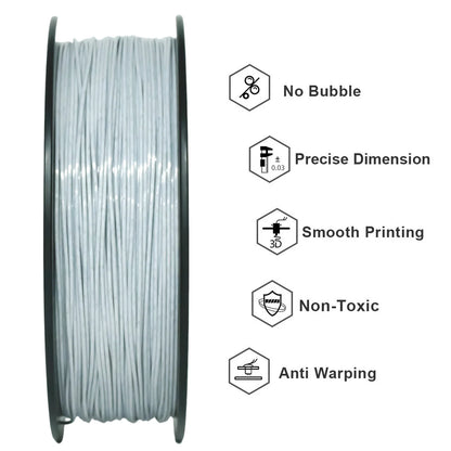 Geeetech Like Marble PLA 3D Printer Filament 1kg 1.75mm — Tangle-Free 3D Printing Wire with Vacuum Packaging