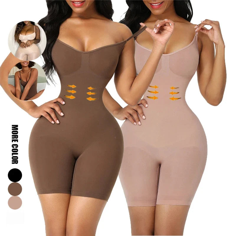 Women’s Colombian Full Body Shapewear - Seamless Compression Corset Butt Lifter Bodysuit with Tummy Control & Push Up Support