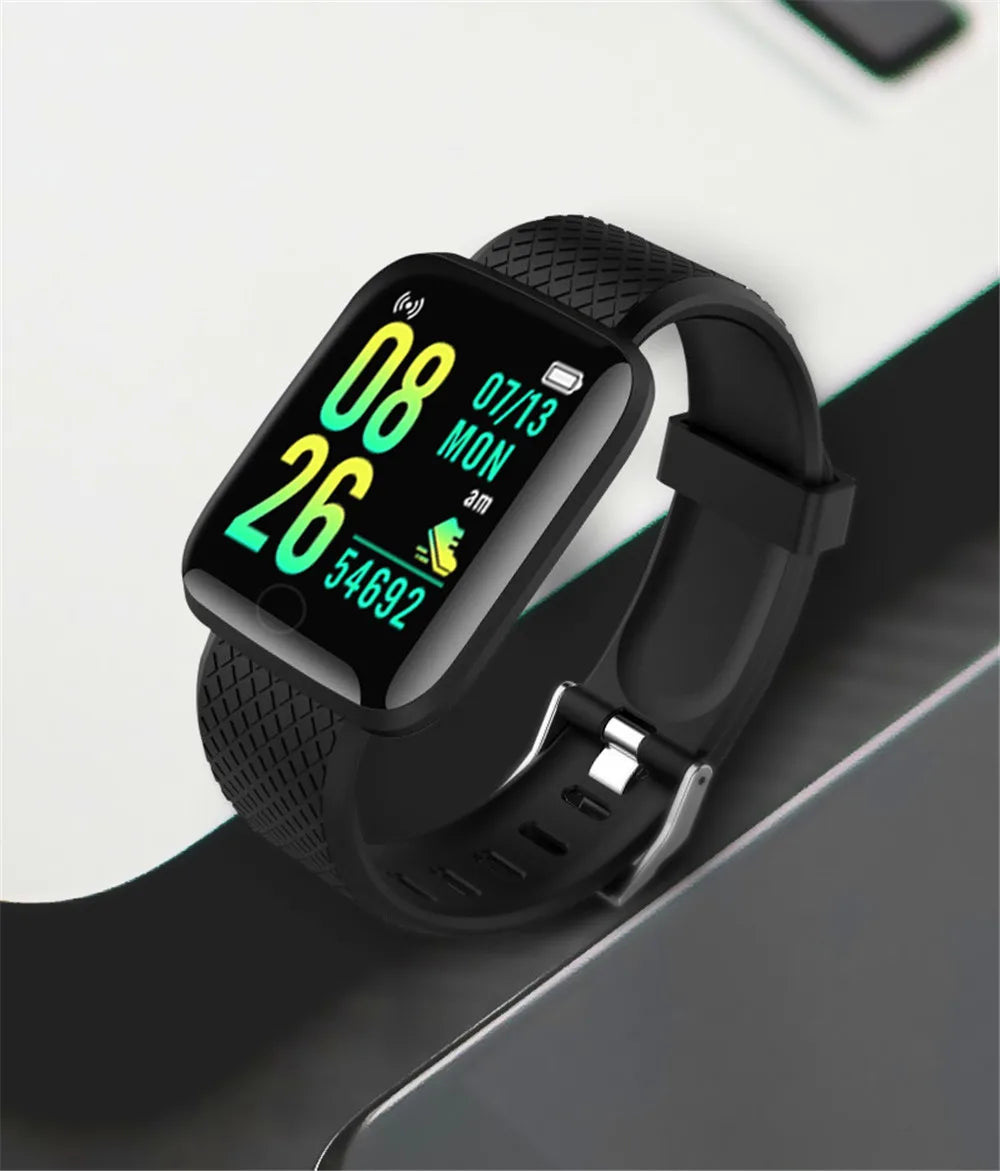 Smartwatch for Men & Women – Fitness Monitor, Message Alerts, Compatible with Xiaomi & Huawei, Perfect Birthday Gift