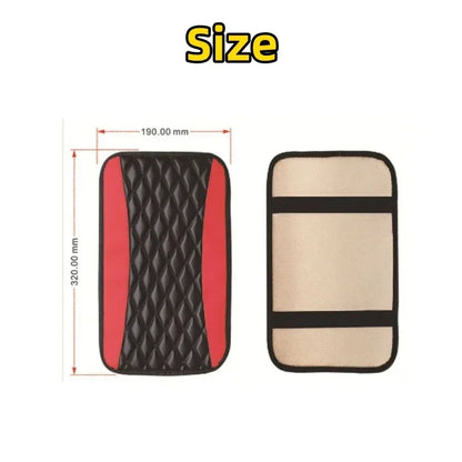 Universal Car Interior Armrest Seat Box Cover – Waterproof PU Leather Center Console Protector for SUV, Durable & Comfortable