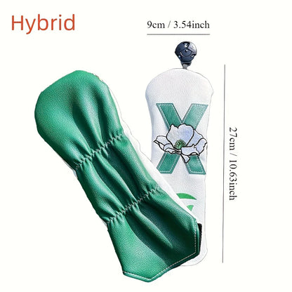 Golf Club Head Covers – 1pc/4pcs for Driver, Fairway Wood, Hybrid & Iron, Golf Accessories Supplies