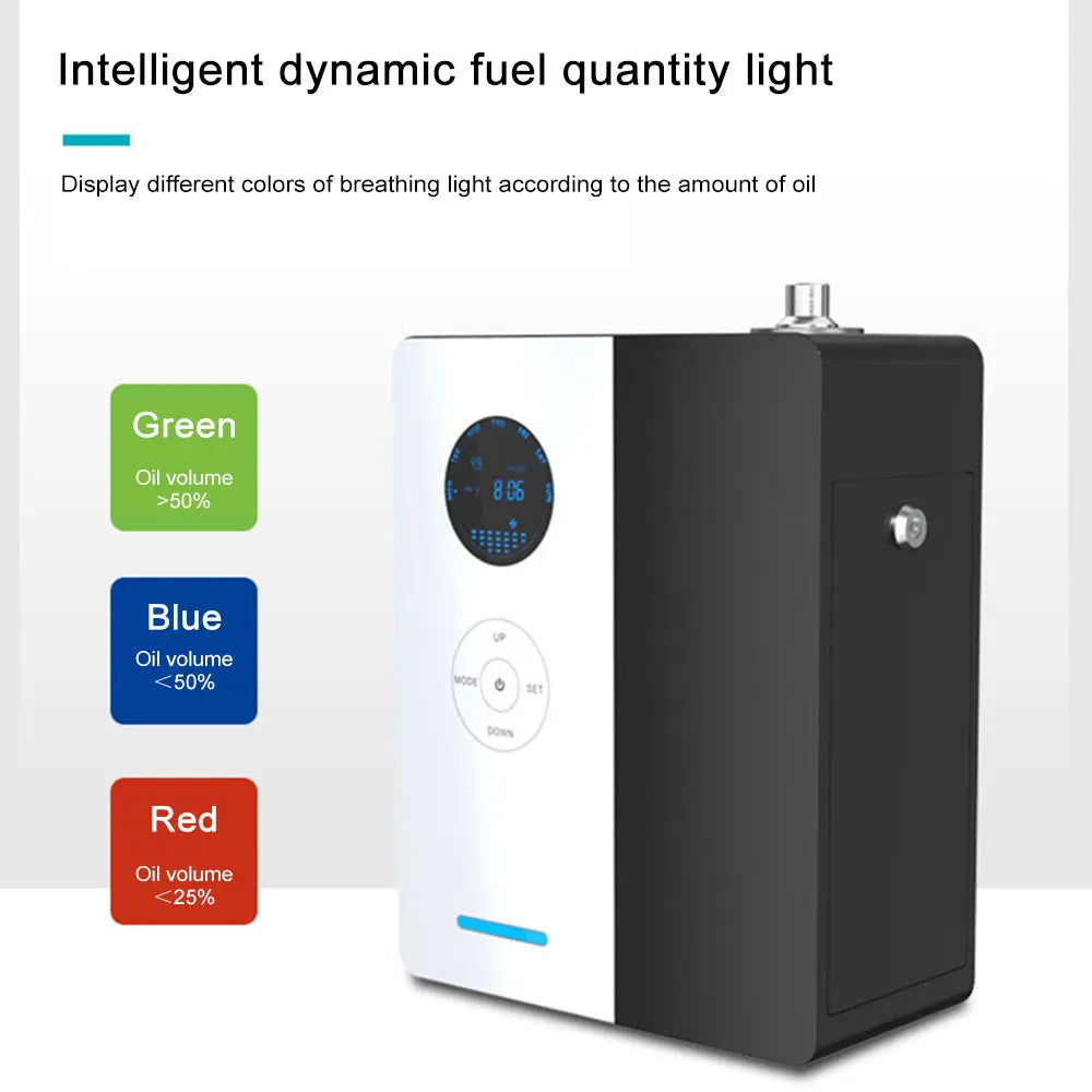 500m³ WiFi Perfume Diffuser – Electric Air Freshener & Environmental Fragrance Purifier, 200ML Capacity, Smart Home HVAC Metal Body