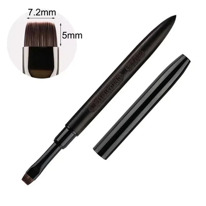 Wood Gel Painting Brush – Nail Art Brush for Gel Tip Extension, Acrylic Builder, UV Gel Nails Manicure Accessory
